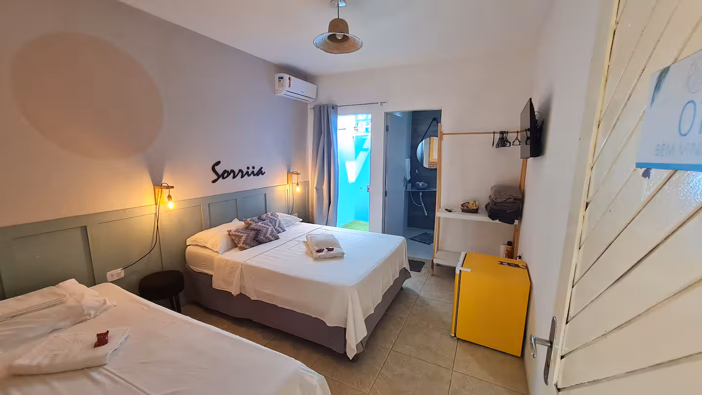 Quarto confortável da Pousada RiiA